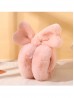Solid Color Heart Plush Earmuff
